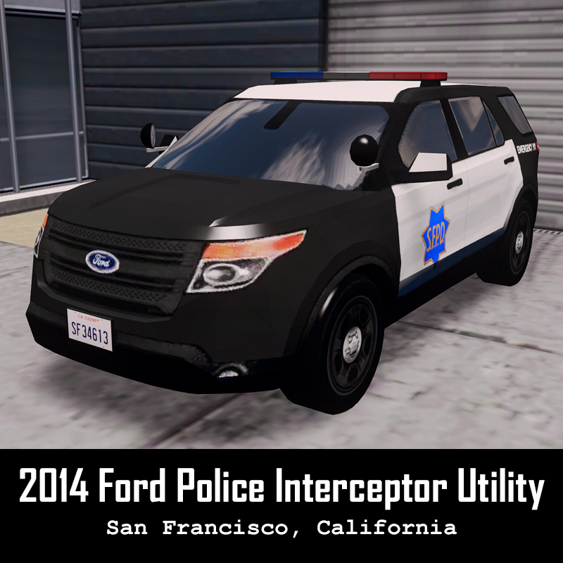 SFPD - 2014 Ford Interceptor Utility