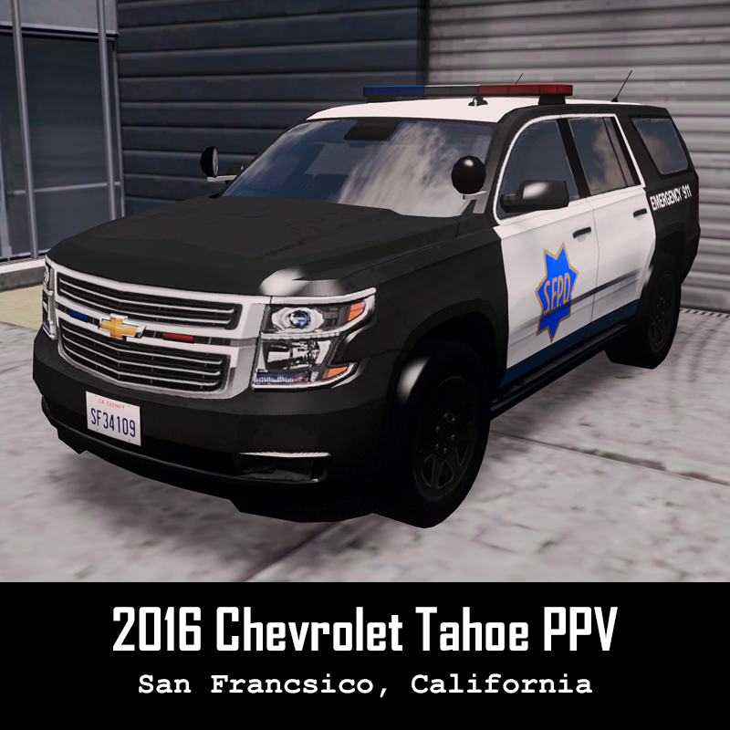 SFPD - 2016 Chevrolet Tahoe