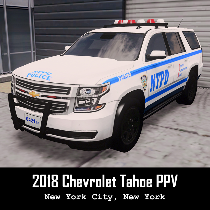 NYPD - 2018 Chevrolet Tahoe