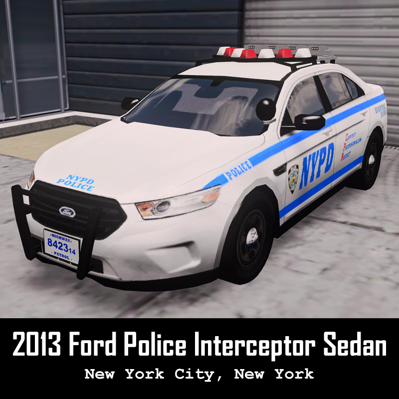 NYPD HP - 2013 Ford Interceptor Sedan