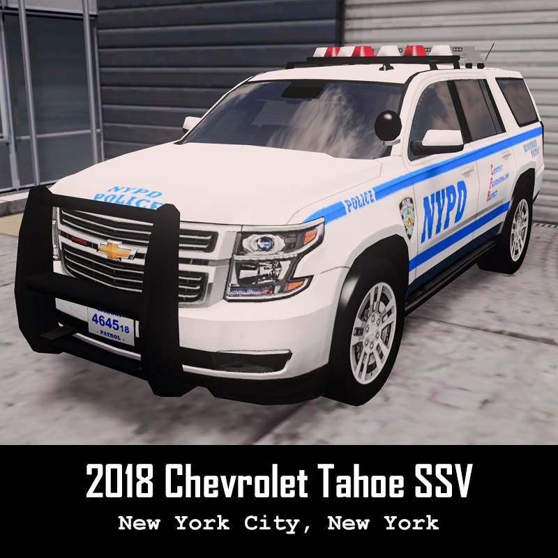 NYPD HP - 2018 Chevrolet Tahoe