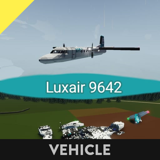 Fokker-50 Luxair(destructible)