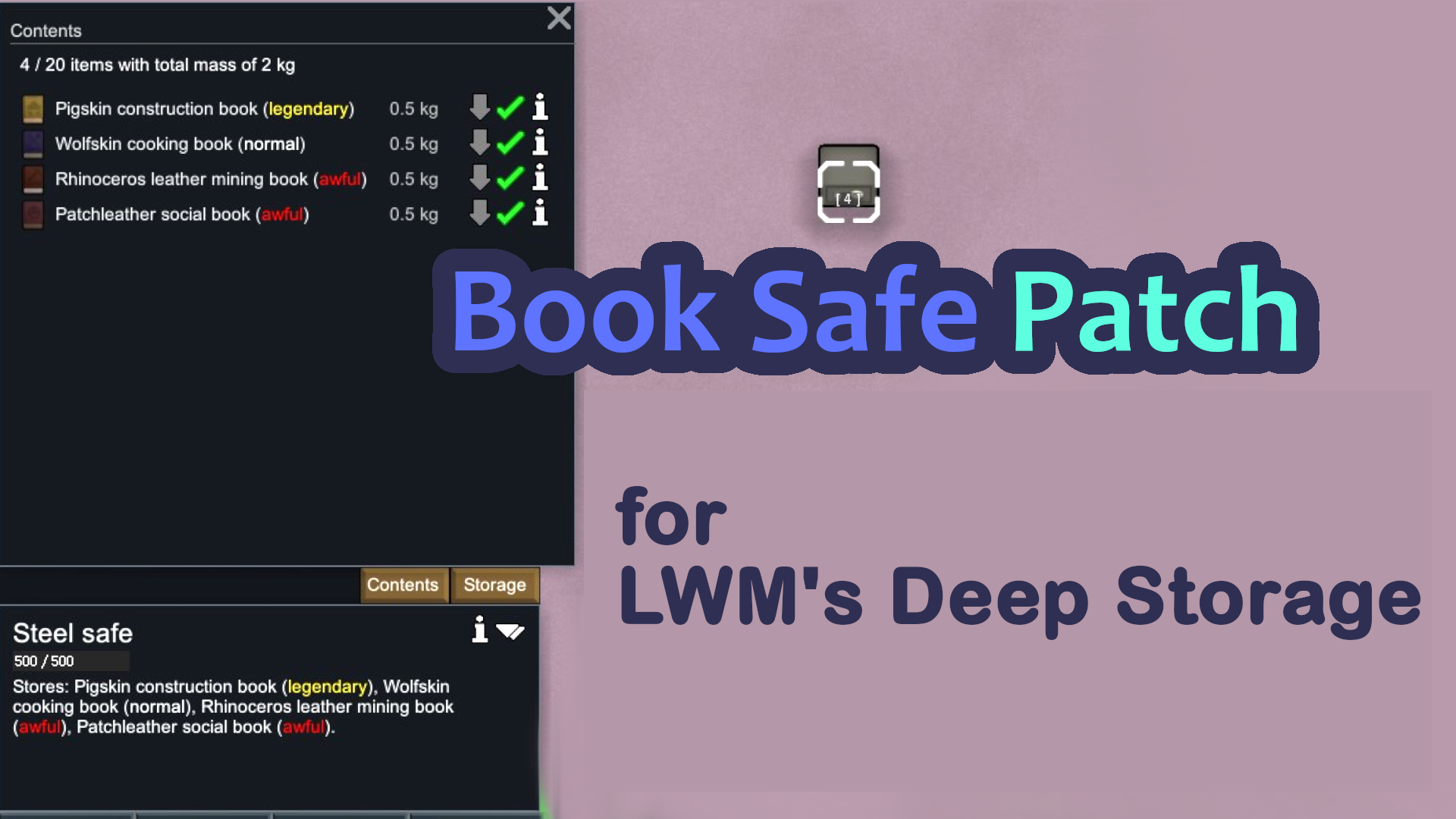 Book Safe Patch