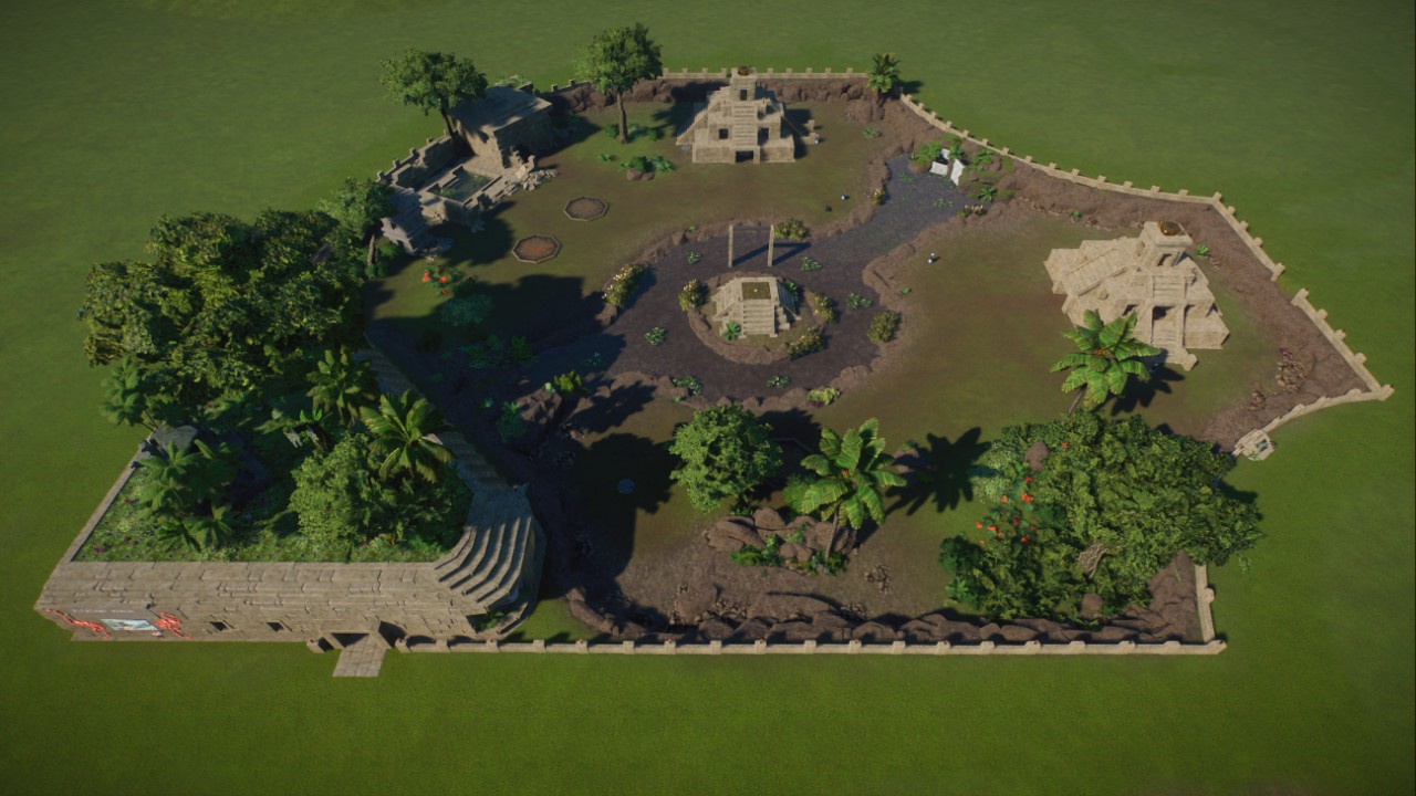 South American Flamingo Habitat