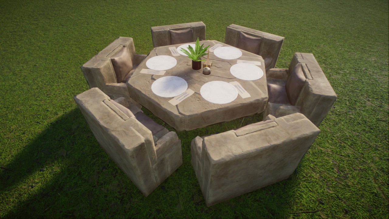 Stone Restaurant Table