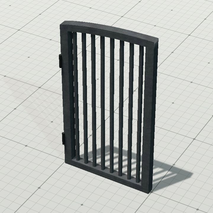 Steel bar double door 1