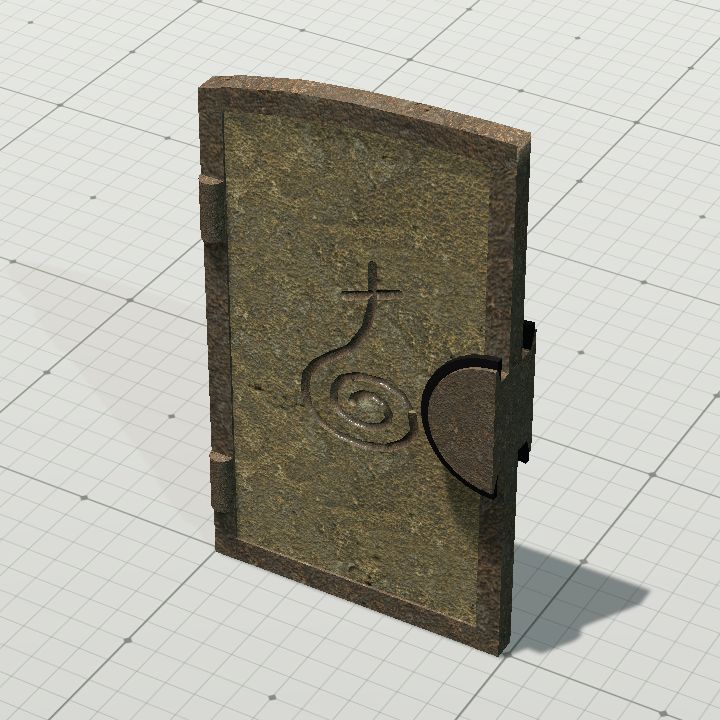 Stone double door 1