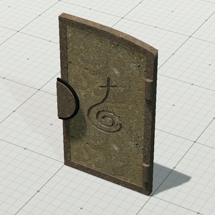 Stone double door 2