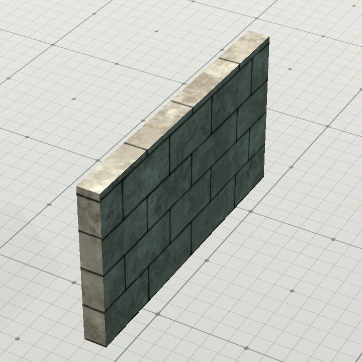 Gothic stone wall extension