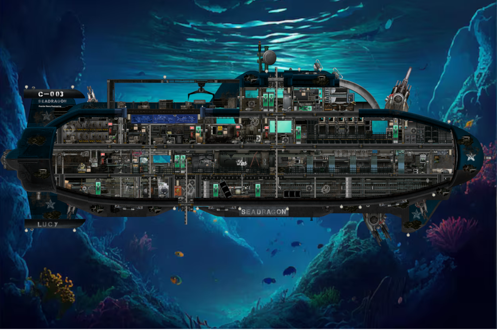 SeaDragon Class Cruiser mk5 – Barotrauma Mod