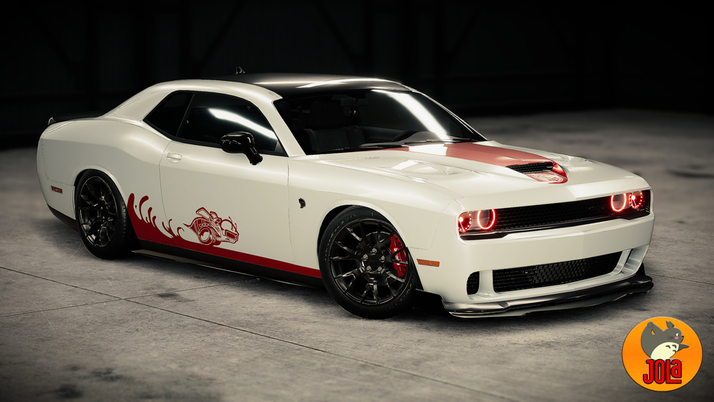 Livery Dodge Challenger Hellcat- Bee Pack 2 Red