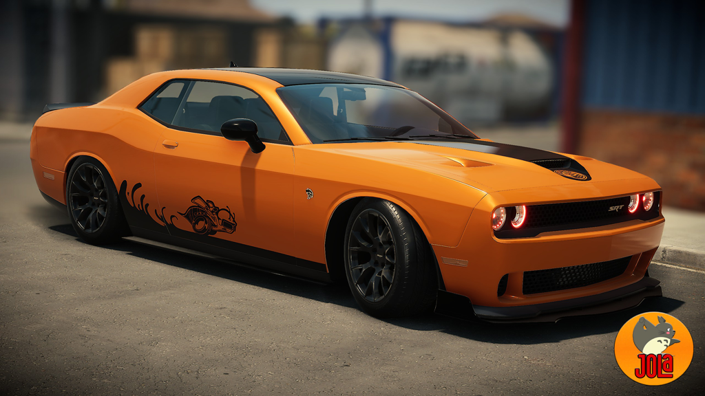 Livery Dodge Challenger Hellcat- Bee Pack 2 Black