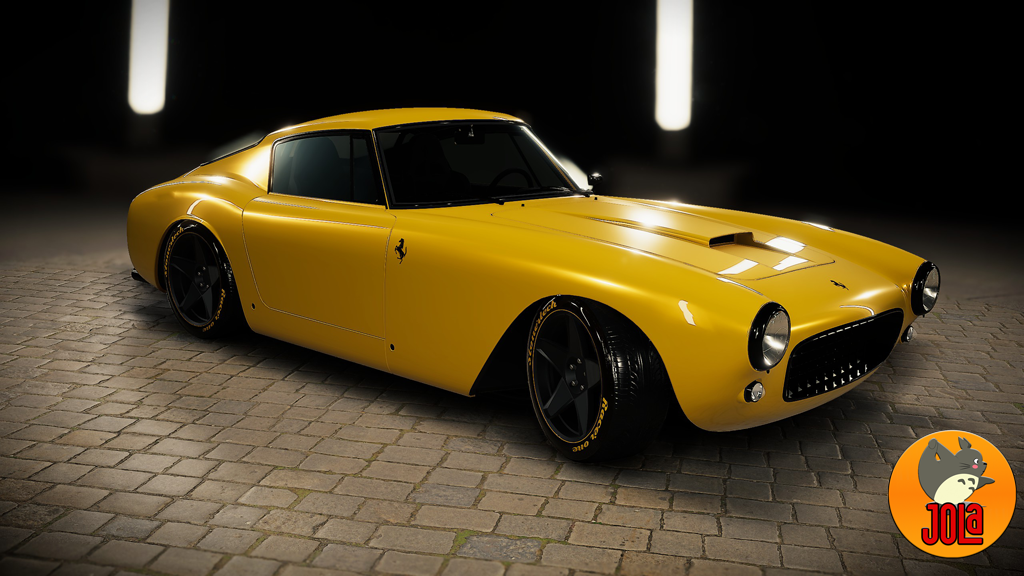 Livery Ferrari 250 GT  Berlinetta - Cavalino Rampante nero