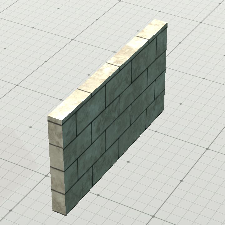 Gothic stone wall extension V2