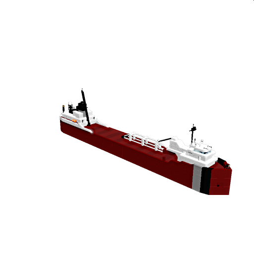 Great Lakes Ore Freighter