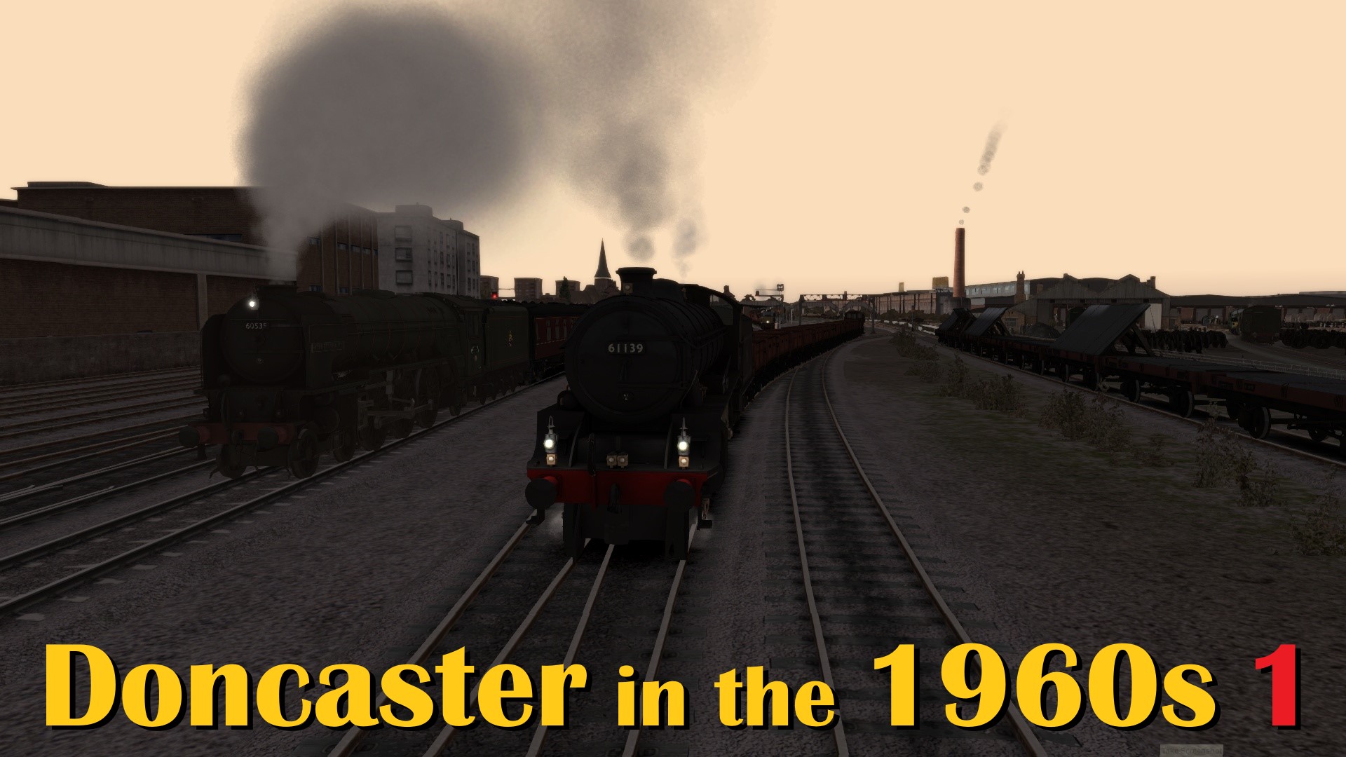 N.S1141 Thompson 4-6-0 B1 - Freight Duties around Doncaster in 1960
