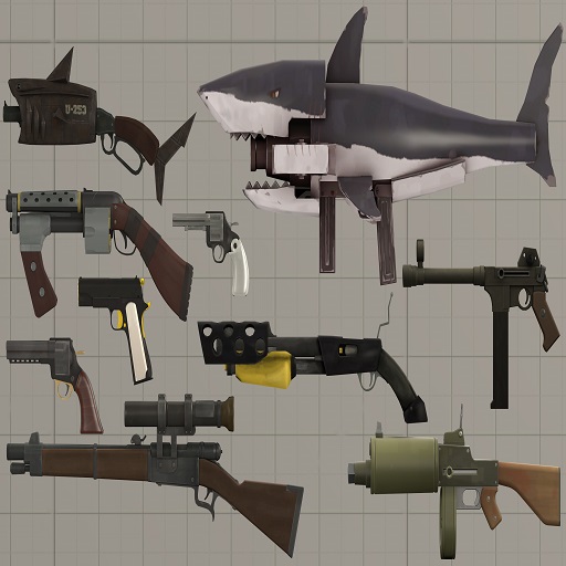 Team Fortress 2 Enhanced Weapons Pack #10 (Props)