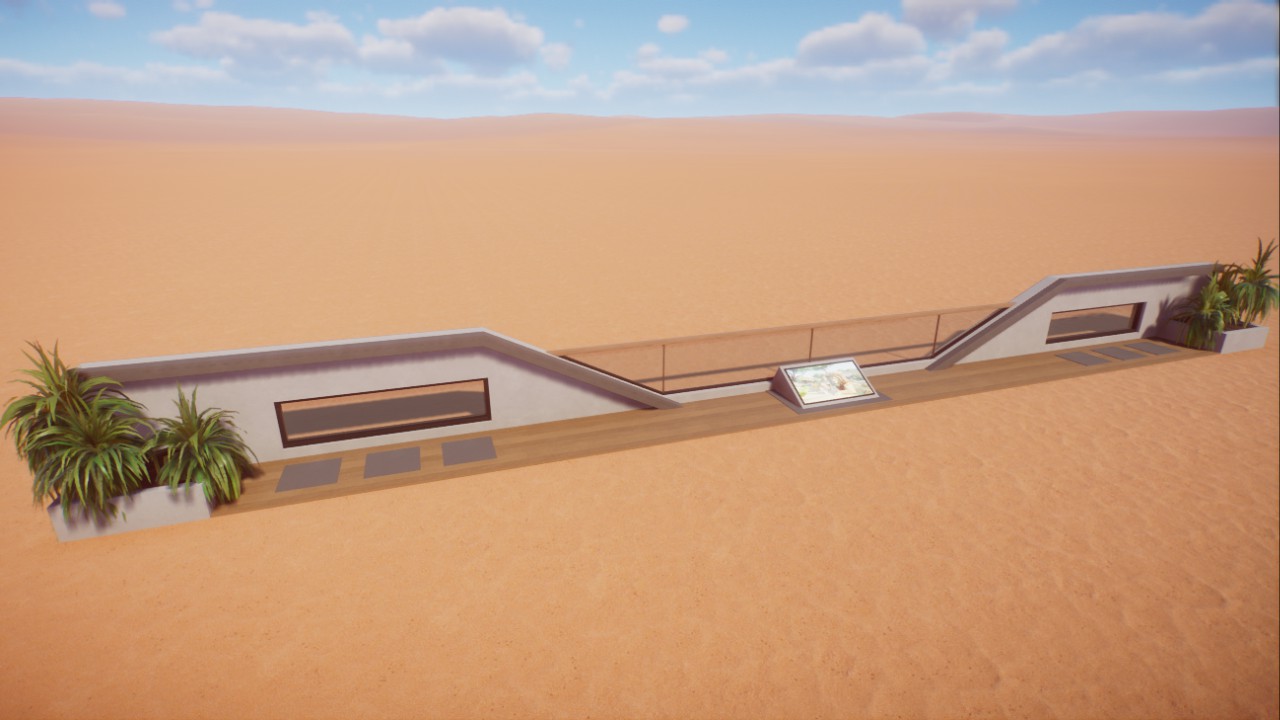 Modern Habitat Barrier ( Viewing Area) By Adamup