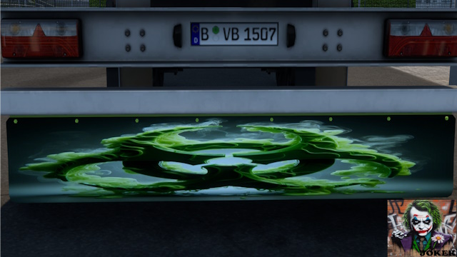 Trailer Mudflaps Biohazard ( by Joker) preview