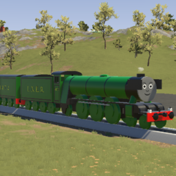 The Flying Scotsman (With Face) - Smoke Deflectors