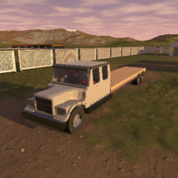 Red drill "H-Model" Flatbed model