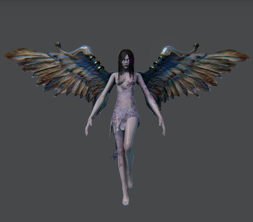 长翅膀的女鬼