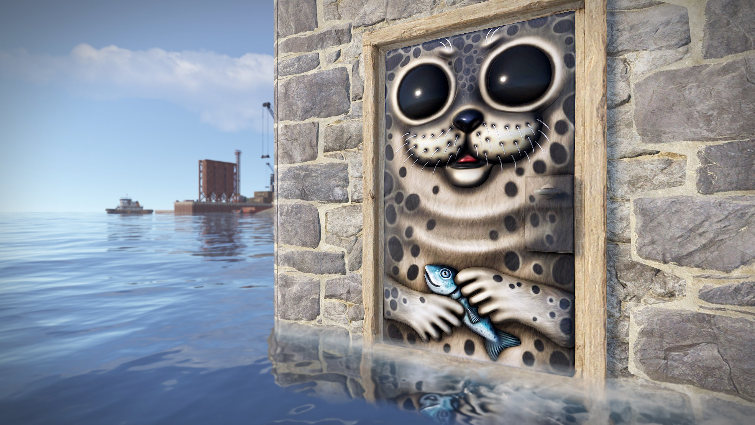 Harbor Seal Door