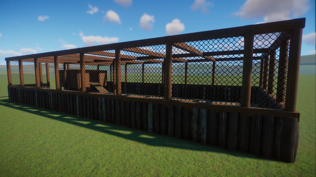 Chicken Coop With Run (No DLC Items)