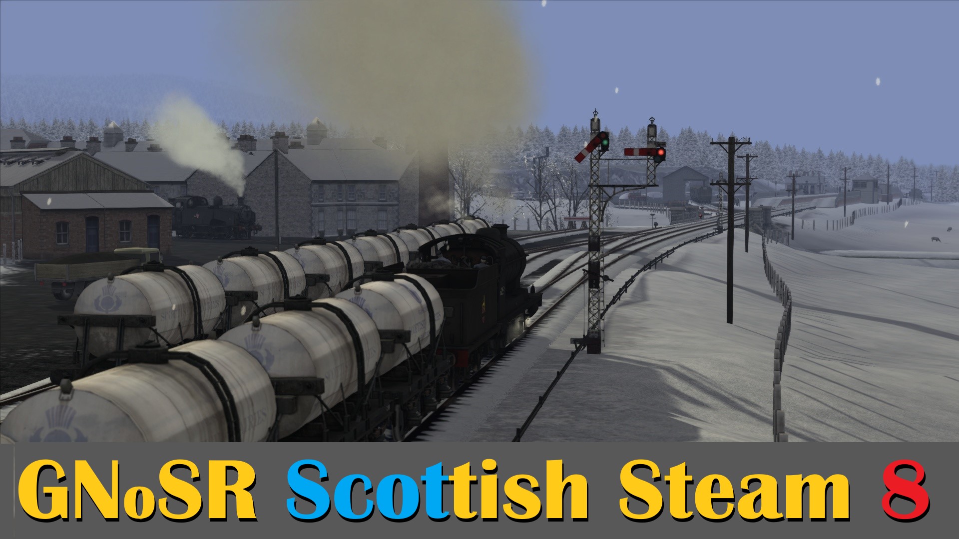 N.S1138 GNoSR Robinson 04 2-8-0 Kerriemont Scottish Dairies milk to Auchadno Dairy