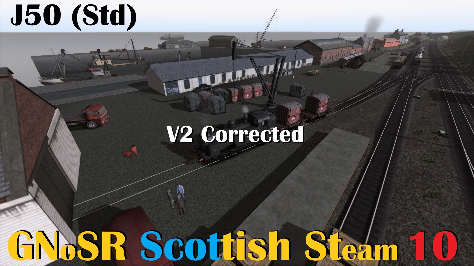 N.S1140 (V2 corrected) GNoSR J50/4 (STD) Mixed freight shunting at Luckie then to Selgin