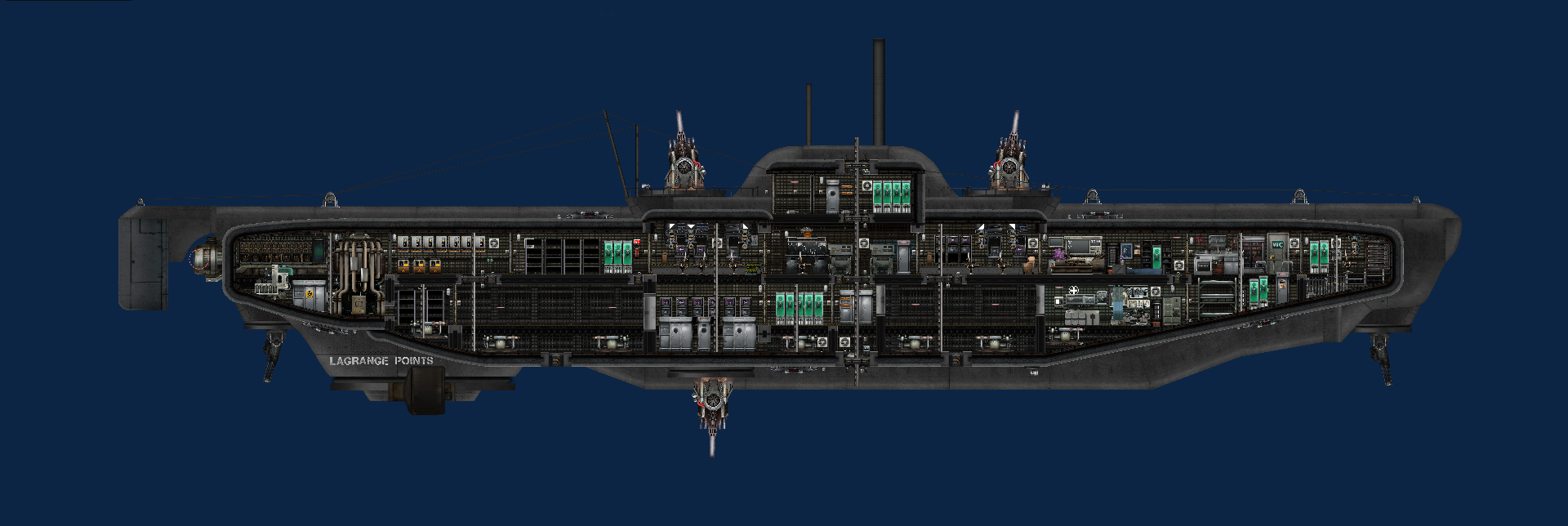 拉格朗日点级—Hungry Europans – Barotrauma Mod
