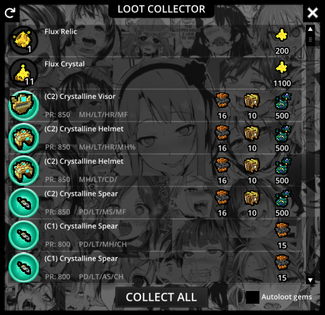 - Ahegao - UI Loot Collector Advanced