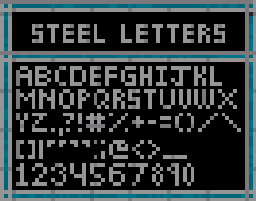 Steel Letters