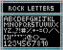 Rock Letters