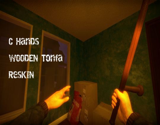 L4D2 Wooden Tonfa (replaces Wrench)