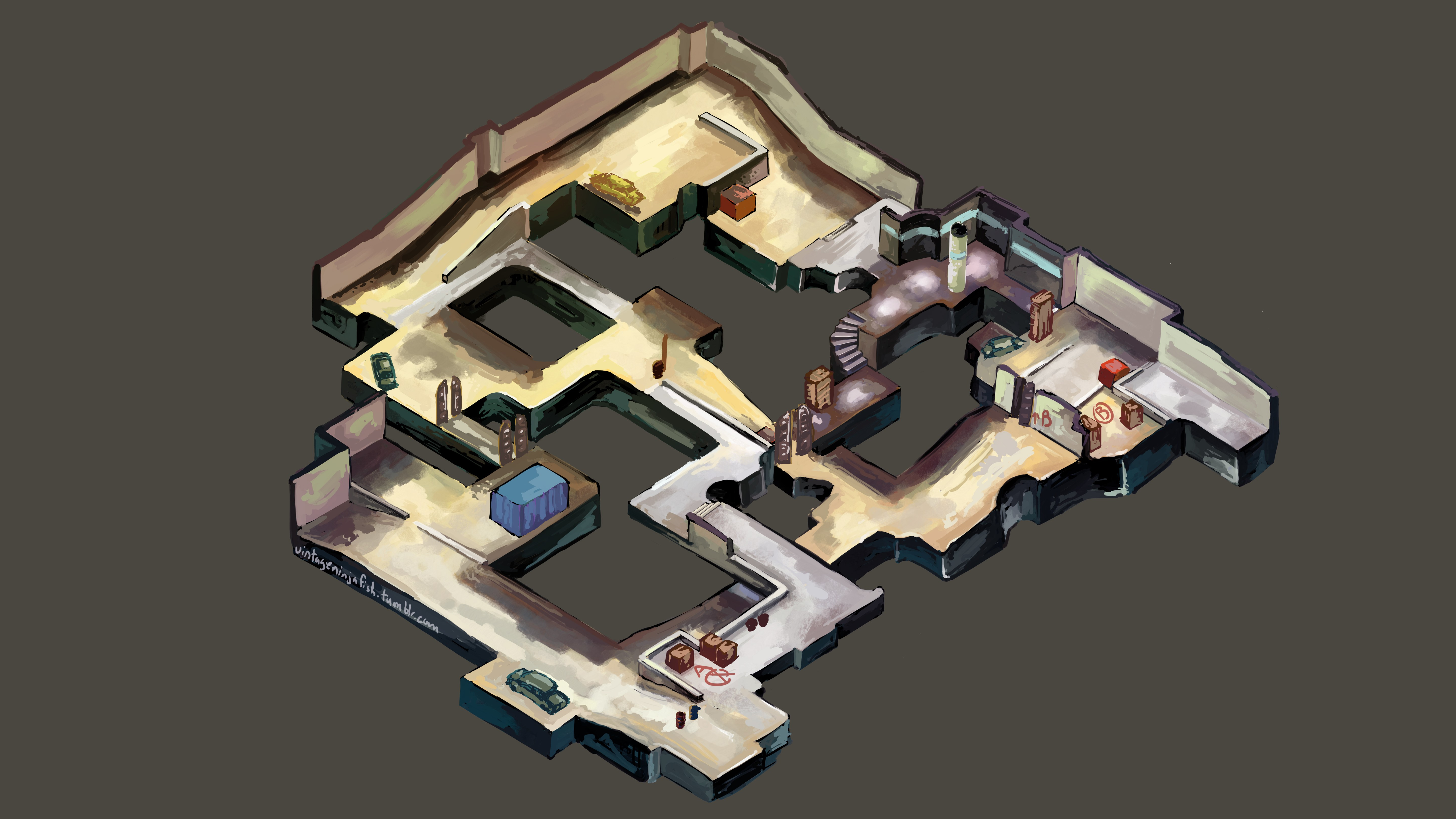 de dust 2 map