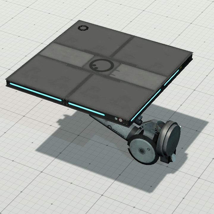 Platform with arm