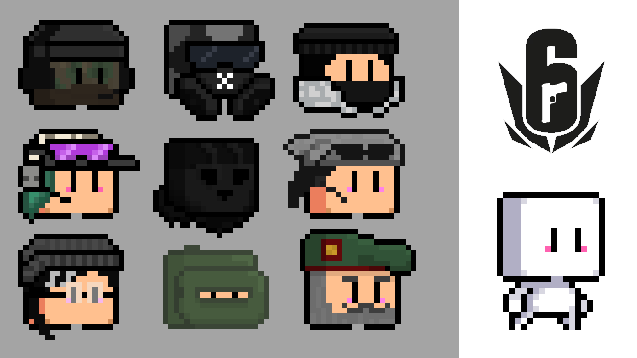 Rainbow 6 Operators [Block Man]
