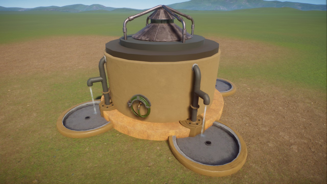Drinking water pipe station preview