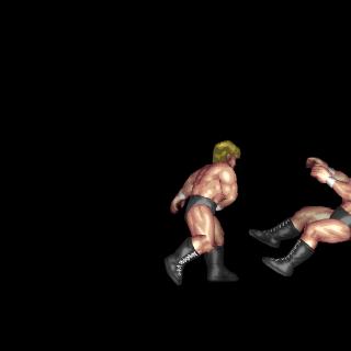 オーバーハンド胸張り手(応酬) / Fierce Chest Slap(Exchange Blows)