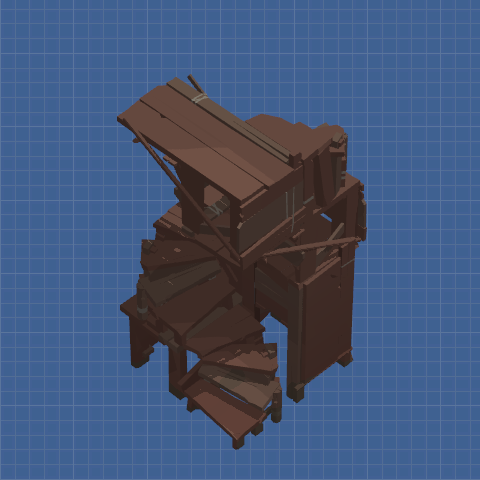 4楼旋转阶梯 | Spiral staircase on the 3rd floor