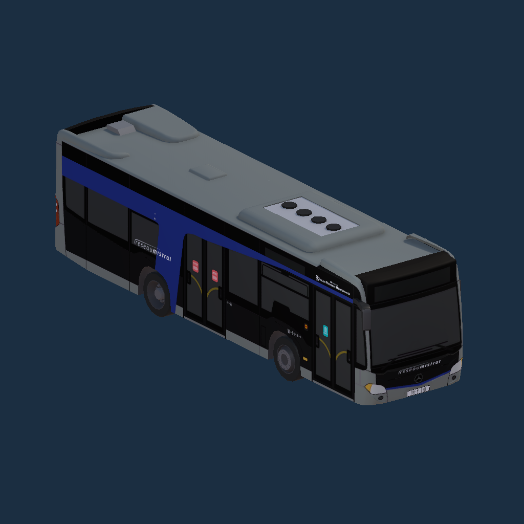 Réseau Mistral : Mercedes Citaro C2 K