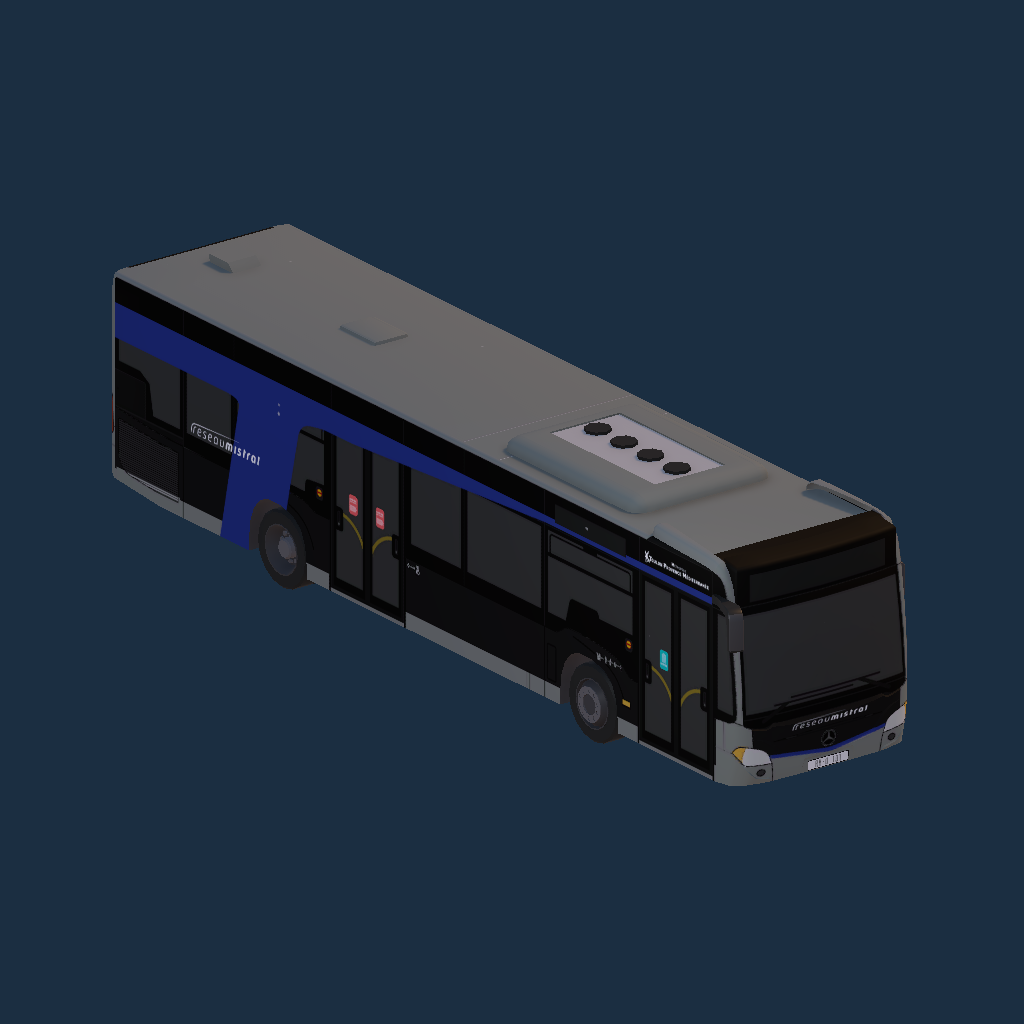 réseau mistral : Mercedes Citaro C2