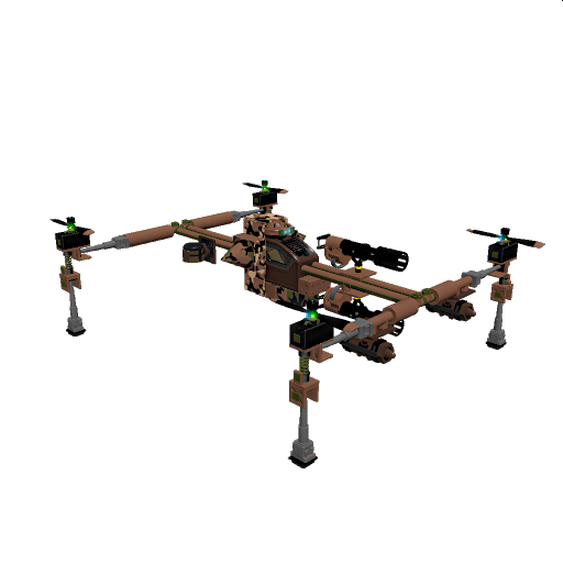 Military Civil Quad Drone FV