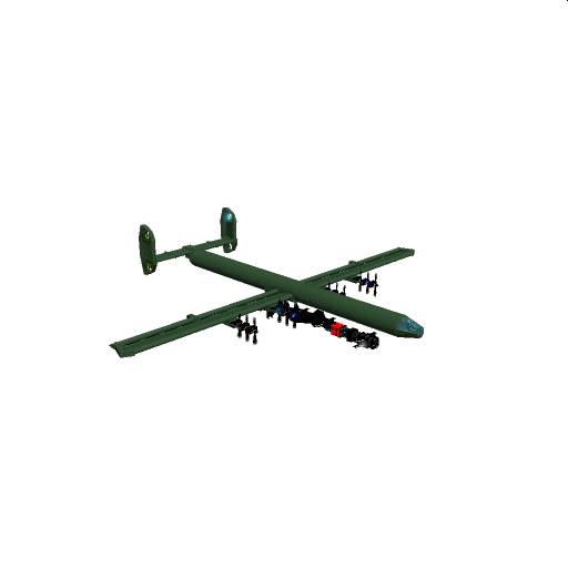 Bomber with multi stage cruise missile