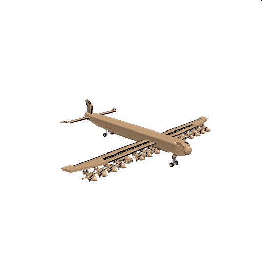 B52 Bomber + Tank Buster Bombs FV