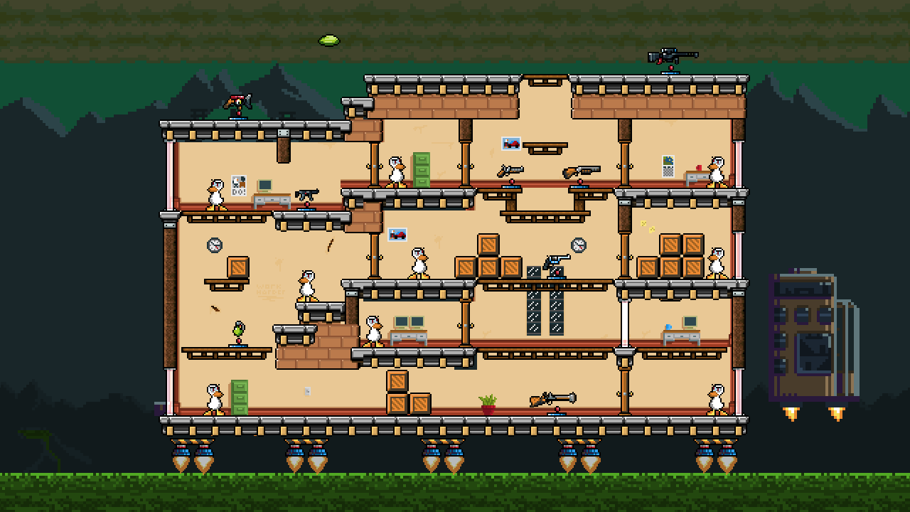 Brick building