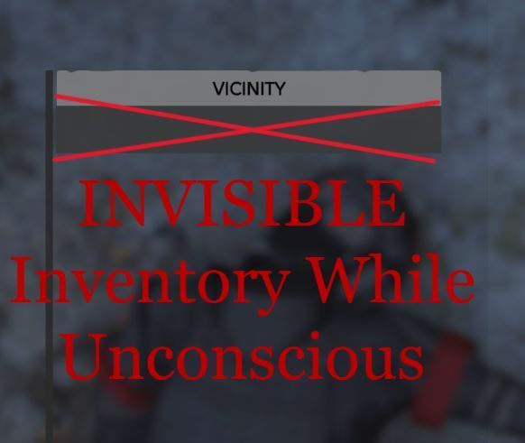 INVISIBLE Inventory While Unconscious [Free]