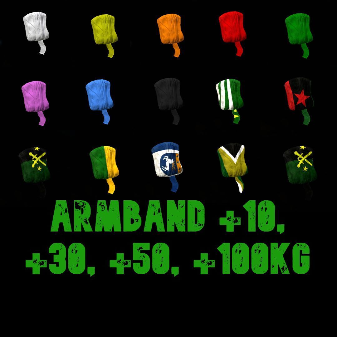 Weight-boosting armbands [Free]