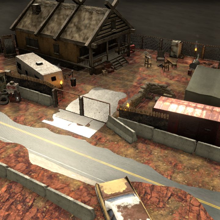 Wasteland hideout / camp